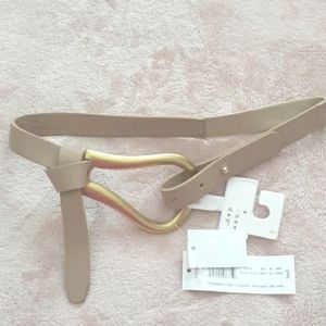 BEIGE BELT SIZE SMALL NWT